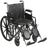 drive Silver Sport 2 - Wheelchair Dual Axle Full Length Arm Elevating Legrest Black Upholstery 18 Inch Seat Width Adult 300 lbs. Weight Capacity - SSP218DFA-ELR