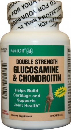 Major Pharmaceuticals Major Joint Health Supplement Glucosomine / Chondroitin 500 mg - 400 mg Strength Capsule 60 per Bottle - 904548152