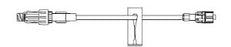 Caresite - Extension Set 6 Inch Tubing 1 Port 0.9 mL Priming Volume DEHP-Free - 470108