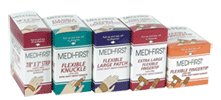 Medi-First - Adhesive Strip 1 X 2 Inch Fabric Fingertip Tan Sterile - 61578