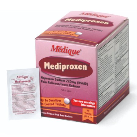 Mediproxen - Pain Relief 220 mg Strength Naproxen Sodium Tablet 50 per Box - 23750