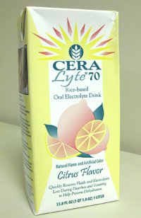 Cera Products Electrolyte Replensishment Drink Mix Ceralyte70 Lemon Flavor 1.76 Oz. - 851000050