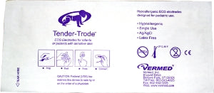 TenderTrode - ECG Snap Electrode Monitoring Non-Radiolucent Cloth Backing 3 per Pack - A10001