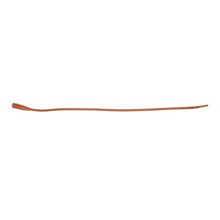 Bardia - Urethral Catheter Coude Olive Tip Red Rubber 14 Fr. 16 Inch - 802514