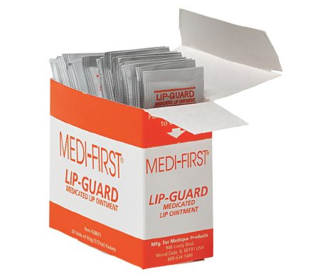 Medique Products Medi-First Lip Balm 1/57 oz. Individual Packet - 26671