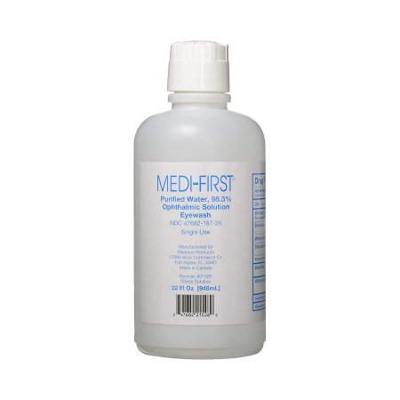 Medi-First - Eyewash Solution 32 oz. Squeeze Bottle - 21526
