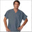 Fashion Seal Uniforms - Scrub Shirt Medium Pewter 1 Pocket Short Cap Sleeve Unisex - 78785-M