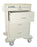 Lakeside Manufacturing Medication Cart Steel 25 X 32 X 46-1/4 Inch 4 Drawers Traffic White - C-430-K-1TW