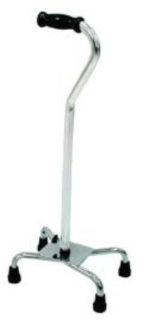Drive Medical Drive Large Base Quad Cane drive Aluminum 30 to 39 Inch Height Chrome - 10317-4