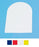 HCL - Mortar Card Plastic, White - 3035-50W