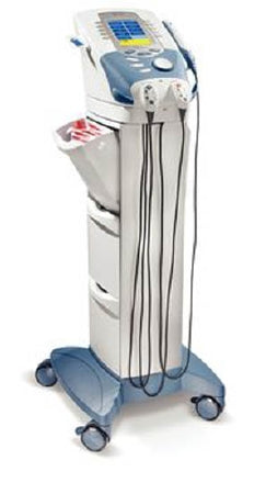 Fabrication Enterprises Vectra Genisys Combo Electrotherapy / Ultrasound Combination System with Cart 4-Channel - 00-2796K