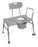 Drive Medical Drive Knocked Down Bath / Commode Transfer Bench drive 17-3/4 to 21-3/4 Inch Height Range 17-3/4 to 21-3/4 Inch Height Range 400 lbs. Weight Capacity Side Arm - 12011KDC-1