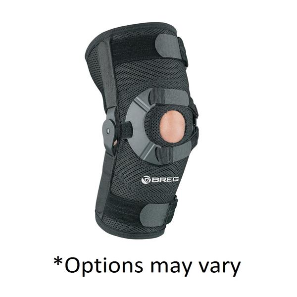 Breg. Brace Soft Pto Knee/Patellofemoral Airmesh Black Size X-Large Left Ea - 14195