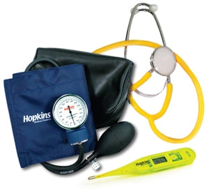 Hopkins Medical Products Hopkins Blood Pressure Kit Pocket Style Hand Held 2-Tube Adult Size Arm - 695269