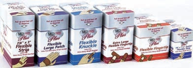 Medique Products Medi-First Plus Adhesive Strip 2 X 3 Inch Fabric Rectangle Tan Sterile - 61873