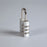 Health Care Logistics Master Combination Padlock Silver Chrome Plated Steel - 1362