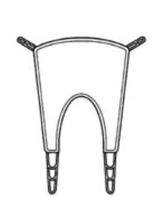 Joerns Healthcare Quick Fit Padded Sling Medium 850 lbs. Weight Capacity - NA1010P