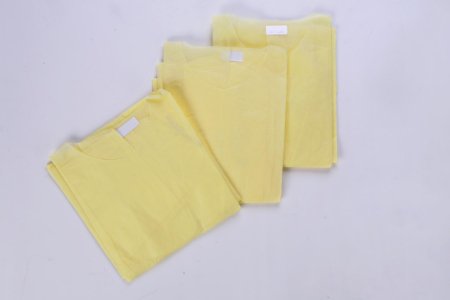 Welmed Protective Procedure Gown Large Unisex NonSterile Yellow - 9100-200L