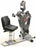 Kerma Medical Products SciFit PRO2 Ergometer 200 Levels of Resistance 61 X 30 X 62 Inch Metallic Gray / Silver - PRO232INT