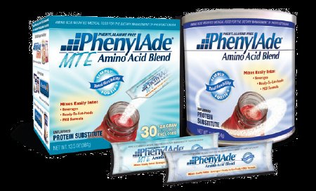 Nutricia North America PhenylAde MTE Amino Acid Blend PKU Oral Supplement Unflavored 1 lb. Can Powder - 9596