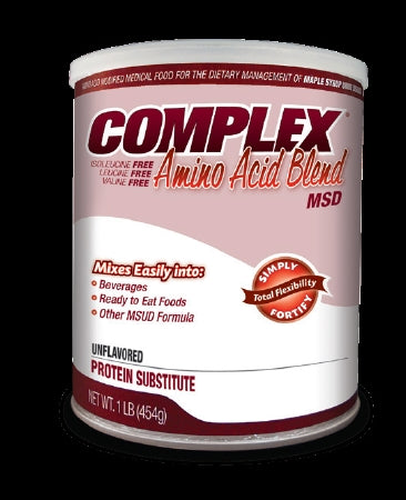 Nutricia North America Complex Amino Acid Blend MSD MSUD Oral Supplement Unflavored 1 lb. Can Powder - 5900