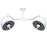 MI 1000 - Surgical Light Dual Ceiling Mount LED White - Symmetry Surgical - XLD-DC