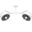 MI 1000 - Surgical Light Dual Ceiling Mount LED White - XLD-DC