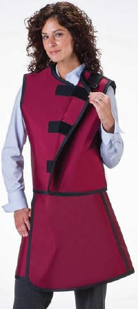 Wolf X-Ray - X-Ray Apron / Vest Purple Wraparound Style Small - 66077TC-TB-12