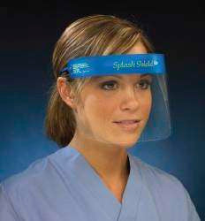 Splash Shield Splash Shield lite Face Shield Kit One Size Fits Most Half Length Antifog Disposable NonSterile - 4540SC