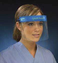 Splash Shield lite - Face Shield Kit One Size Fits Most Half Length Anti-fog Disposable NonSterile - 4540SC