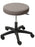 UMF Medical - Ultra Comfort Stool Air Spring Height Adjustment 2 Inch Twin Wheel Carpet Casters Gun Metal - 6749