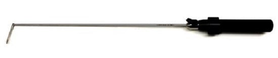 Elmed Esophageal Lap Banding Retractor, 90 Degree Articulating Tip with Flushport, Round Hand With Front Rotating Control Knob