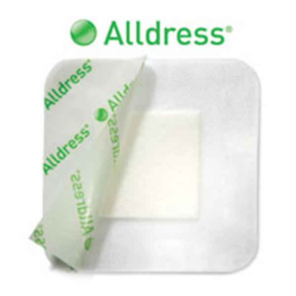 Molnlycke Healthcare (Regent) Dressing Island Alldress Cmpst 4X4" Slfadh Low Adherent White Absorbent 10/Box, 7 Bx/Ca - 265329