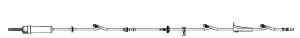 Becton Dickinson Alaris Administration Set 20 Drops / mL Drip Rate 126 Inch Tubing 3 Ports - 2426-0007