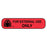 Apothecary Products - Pre-Printed Label Auxiliary Label Red Paper FOR EXTERNAL USE ONLY Black Safety and Instructional 3/8 X 1-9/16 Inch - 40111