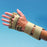 Comforter - Wrist Splint Fabric / Metal / Neoprene Left Hand Beige Large - 929285