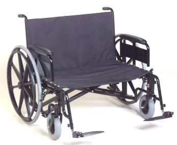 Gendron Regency XL 2000 Bariatric Wheelchair Heavy Duty Desk Length Arm Removable Arm Style Mag Wheel Black 20 Inch Seat Width 700 lbs. Weight Capacity - 6720-20-61-36-8