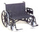 Gendron Regency XL 2000 Bariatric Wheelchair Heavy Duty Desk Length Arm Removable Arm Style Mag Wheel Black 20 Inch Seat Width 700 lbs. Weight Capacity - 6720-20-61-36-8