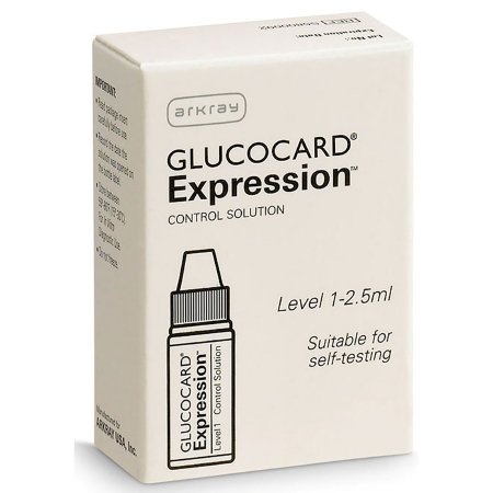Glucocard Expression - Diabetes Management Test Control Solution Blood Glucose Level 1 1 X 2.5 mL - 570005