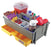 United Products & Instruments Flexi-Phleb Phlebotomy Tray 5 Accessory Bins, 9 W X 6 D X 14 H Inch - 48710