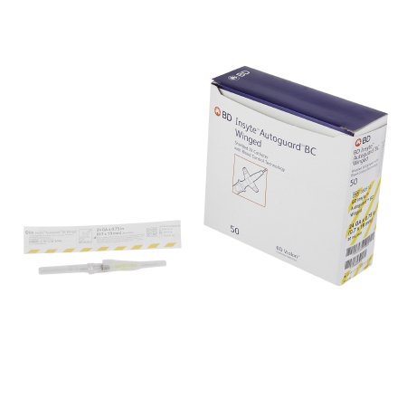 Insyte Autoguard BC - Peripheral IV Catheter 24 Gauge 0.75 Inch Button Retracting Safety Needle - 382612
