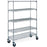 Intermetro Industries Super Adjustable Mobile Unit Chrome 18 X 36 X 69 Inch 5 Shelves - 5A336EC