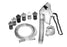 Allied Healthcare Oxygen Mask Elongated Style Adult User One Size Fits Most Adjustable Nose Clip / Elastic Strap - 64041