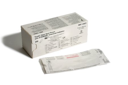 J & J Healthcare Systems Tyvek Sterilization Pouch Gas Plasma 3 X 8 Inch Transparent / White Heat Seal - 12521