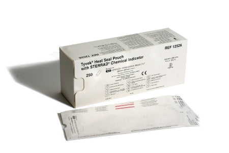 J & J Healthcare Systems Tyvek Sterilization Pouch Gas Plasma 4 X 10-1/4 Inch Transparent / White Heat Seal - 12526