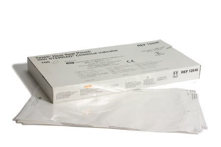 J & J Healthcare Systems Tyvek Sterilization Pouch Gas Plasma 10 X 19 Inch Transparent / White Heat Seal - 12548