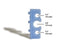 J & J Healthcare Systems APTIMAX Instrument Tray Holder 2/5 X 2/5 X 4/5 Inch - 99400