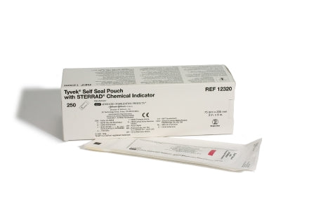 J & J Healthcare Systems Tyvek Sterilization Pouch Gas Plasma 3 X 8 Inch Transparent / White Self Seal - 12320