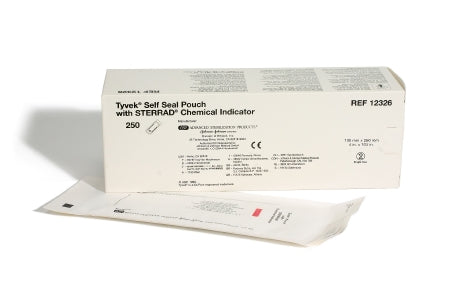 J & J Healthcare Systems Tyvek Sterilization Pouch Gas Plasma 4 X 10-1/4 Inch Transparent / White Self Seal - 12326