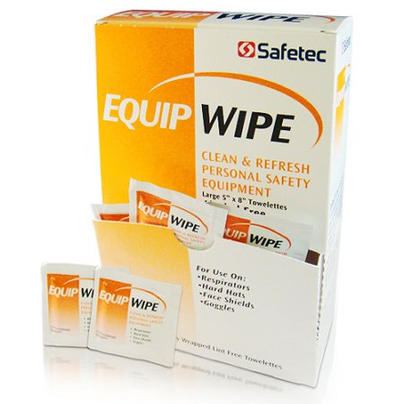 Safetec - Surface Cleaner Premoistened Manual Pull Wipe 100 Count Individual Packet Scented NonSterile - 38000